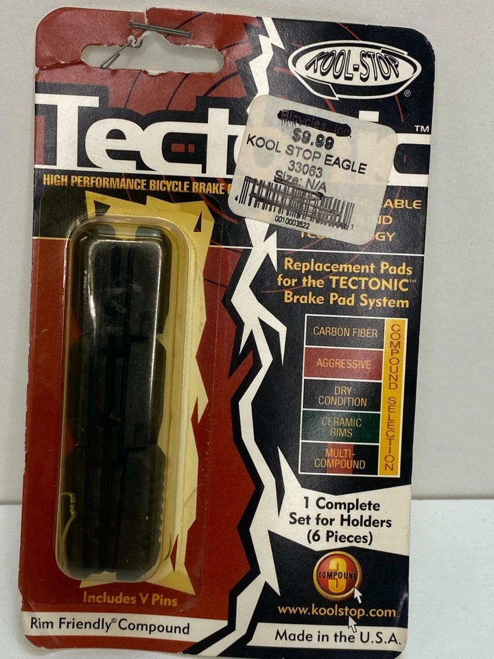 Insertos de pastillas de freno tectónicas Kool-Stop Shimano nuevos Foto 1 de 3