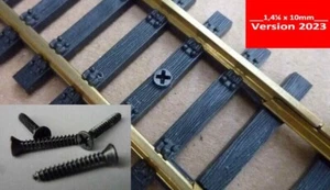 Tornillos para fleischmann H0, Riel de Modelismo 30g Sobre 300 Pieza - Picture 1 of 10