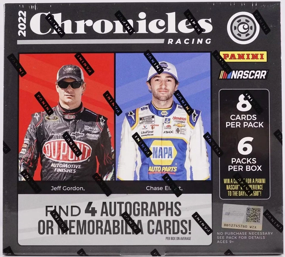2022 PANINI CHRONICLES RACING HOBBY BOX NASCAR NEW FACTORY SEALED - Image 1 of 2