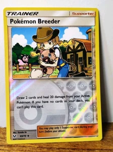 POKEMON BREEDER 63/73 REVERSE HOLO TRAINER SHINING LEGENDS NEAR MINT - Picture 1 of 3