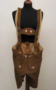 Pantalón de cuero de Stockerpoint Dirndl casa de campo Oktoberfest disfraz bordado para mujer - Imagen 1 de 4