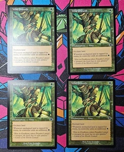 4x Wild Growth x4 NM Retro Frame MTG Dominaria Remastered DMR Unplayed Magic - Bild 1 von 1
