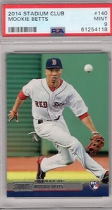 Mookie Betts 2014 Stadium Club #140 PSA 9 - Picture 1 of 2