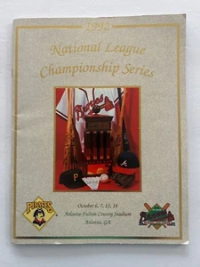 MLB National League Championship Series Official Scorecard and Program  1992 - Picture 1 of 7