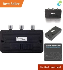 Versatile 2-Way Coaxial Splitter - Ideal for Cable, Satellite & Gaming Systems - Picture 1 of 11