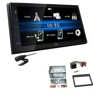 JVC 2 DIN Digital Autoradio Bluetooth USB für Porsche Boxster 1996-2004 schwarz - Bild 1 von 5