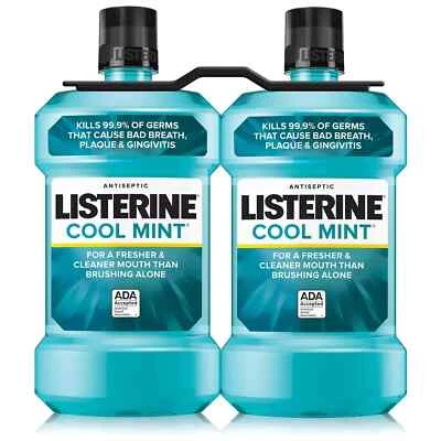 Listerine Cool Mint Antiseptic Mouthwash 50.7 fl.oz. 2 pack - Image 1 of 4