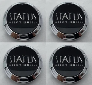 4 - Status Wheels Chrome Wheel Rim Snap In Center Cap C-352 S807-12-6 S816 R948 - Picture 1 of 3