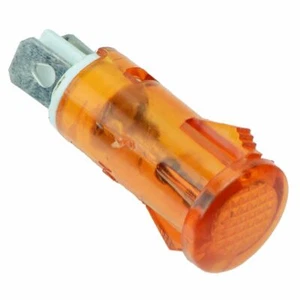 Amber 10mm Plastic Indicator Pilot Light 12V - Picture 1 of 1