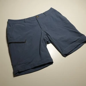 Eastern Mountain Sports Cargo Shorts Size 8-L Nylon Adventurer Trek Hiking Slate - Picture 1 of 15