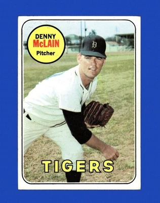 1969 Topps Set-Break #150 Denny Mclain como nuevo *GMCARDS* Foto 1 de 2