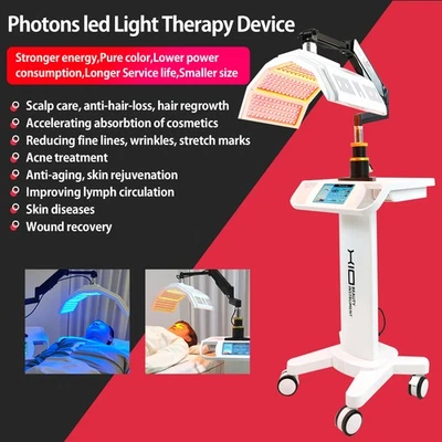 7 Colors LED Photon Light Facial Skin Rejuvenation PDT Photodynamic Lamp Therapy - Image 1 of 4