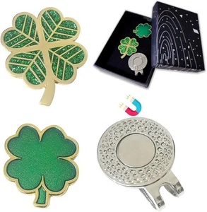 Golf Hat Clips 3Pack Ball Markers with Magnetic Clips, Plated... - Picture 1 of 4