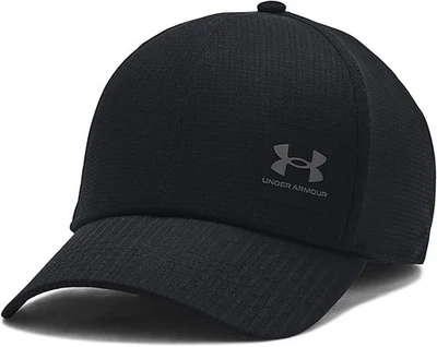 Cappello Under Armour Armourvent Adj Con Visiera Unisex Poliestere Nero - Immagine 1 di 3