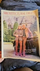 Architectural Digest. November 2004. Ricky and Ralph Lauren Cover. - Picture 1 of 5