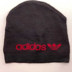 Older Adidas Thin Black with red winter beanie cap - Picture 1 of 6