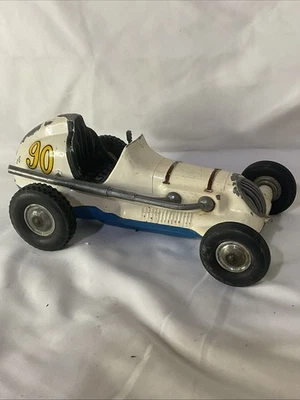 1950s Vintage Roy Cox Thimble Drome Champion Tether Car White #90 - Image 1 of 4