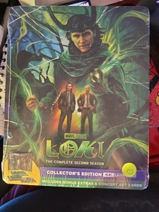 Loki: The Complete Second Season 2 (4K/Blu-ray, 2024, 2-Disc, STEELBOOK) MARVEL - Picture 1 of 2