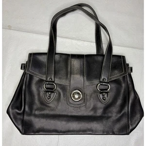 Marc Jacobs Umhängetasche Schultertasche schwarz Leder Top Henkel - Bild 1 von 7