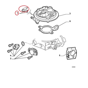 Transmisor Cuerpo Mariposa Fiat Panda - Punto - Lancia Y Original 9942901 - Bild 1 von 1