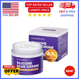Silicone Scar Cream for Surgical, Acne, Burn, Keloid & C-Section Scars, 1.86oz - Picture 1 of 9