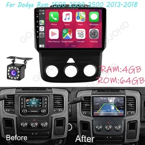 64GB For Dodge RAM 1500 2500 3500 2013-2018 CarPlay Android 13 Car Radio Stereo - Picture 1 of 20