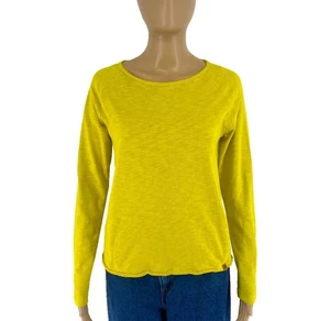 Camel Active Women Green Long Sleeves Crew Neck T Shirt Size XS - Picture 1 of 11