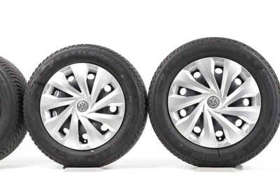VW Polo 6 2G Winterkompletträder 15 Zoll 2Q0601027A mit kappen 185/65 Räder - Bild 1 von 4