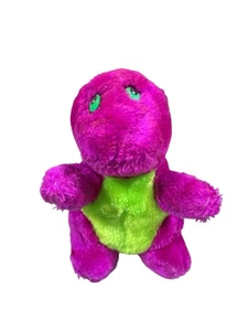 Very Rare Barney Backyard Gang Plush Doll Green Eyes  1990 Rare Bootleg - Picture 1 of 4