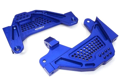 Blue Billet Machined Aluminum Front Shock Towers for Axial SCX6 1/6 Scale 251001 - Image 1 of 3