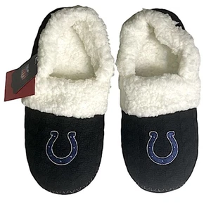 FOCO NFL Indianapolis Colts ciabatte donna XL 11-12 mocassino peluche calcio core - Foto 1 di 8