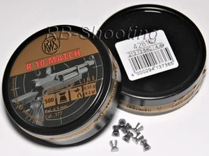 Diabolo - RWS R10 Match 0,53gr 4,49mm Kopfmaß 2500 Schuss - Ebay - Bild 1 von 1