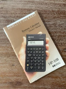 Neu versiegelt Vintage HP-10B Business Taschenrechner nur Bedienungsanleitung Version 11/94 - Bild 1 von 2