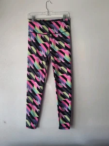 Leggings deportivos Victoria's Secret VSX para mujer talla M multicolor elásticos retro años 90 - Imagen 1 de 10