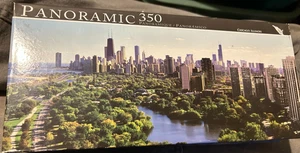 Panoramic Chicago Illinois 350 Pcs Puzzle New/Sealed - Picture 1 of 2
