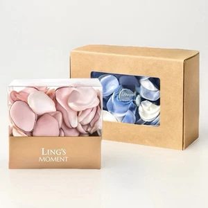 Faux Flower Rose Petals Pink Blue Silk Wedding Decorating Art Design - Picture 1 of 12