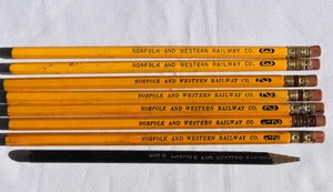 Vintage Norfolk & Western Railway Pencils - Picture 1 of 4