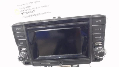 Autorradio original VOLKSWAGEN POLO 5 PHASE 2 6C0035869B - Imagen 1 de 4