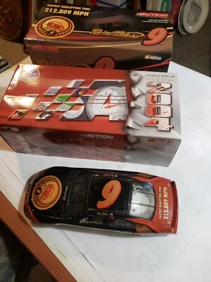 Bill Elliott #9 Milestones 2004 Interpid 1:24 Acción Nascar Diecast Fastest Qual Foto 1 de 4