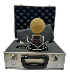 New Pinnacle Microphones Fat Top II Active Passive | Ribbon Microphone | Brown - Picture 1 of 3