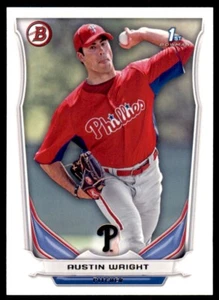 2014 Bowman Prospects Austin Wright Philadelphia Phillies #BP80 2107 - Picture 1 of 2