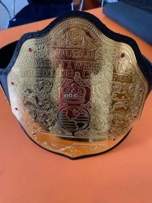 Cinturón de lucha de peso pesado mundial BIG GOLD réplica de cinturón de título para adultos Foto 1 de 4