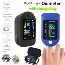 Finger Pulse Oximeter Blood Oxygen Heart Rate Monitor PR Saturation Meter AU