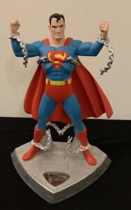 SUPERMAN MAN OF STEEL 1996 VINTAGE DC 1940  STATUE HALLMARK LTD ED 3973/14000