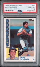 1984 Topps Tiffany Mike Scioscia #64 PSA 8 NM-MT