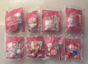 2004 McDonald’s Hello Kitty 30th Anniversary Happy Meal Full Set Of 8 Sealed - Picture 1 of 1
