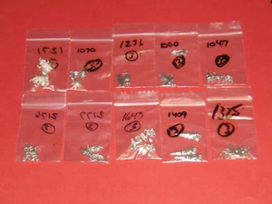 Sterling Silver Charm Findings Vintage Variety .925 Silver Tested Lot of 10 NOS - Picture 1 of 14
