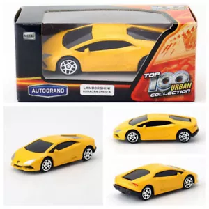 1/64 Lamborghini Huracan LP 610-4 Model Car Diecast Metal Alloy Toy Cars Yellow - Picture 1 of 1