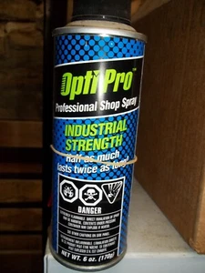 OPTI PRO INDUSTRIAL STRENGTH SHOP SPRAY 6 oz PROTECTOR LUBRICANTE PENETRANTE - Imagen 1 de 2