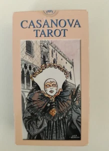Casanova Tarot Cards Deck Esoteric Telling Lo Scarabeo Multi Language Booklet  - Picture 1 of 10
